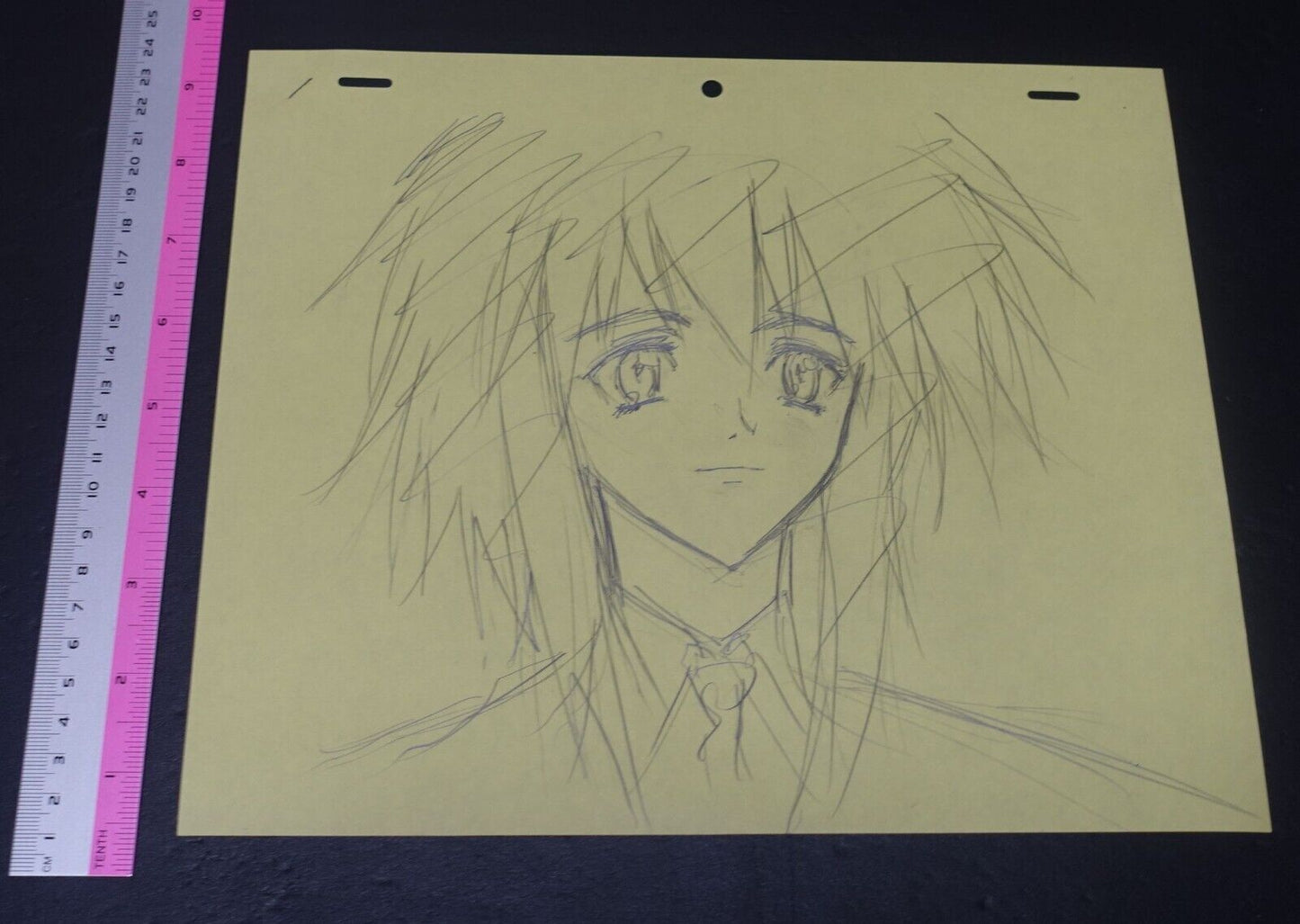 Raw Key Frame & Rayout Art Sheet Outlaw Star Melfina Japanese Animation 