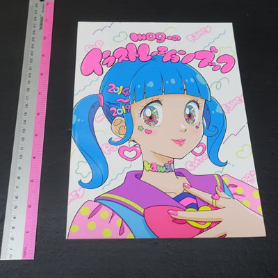 mog mog's Illustration Book 2014-2019 Original Colorful Girls Art 