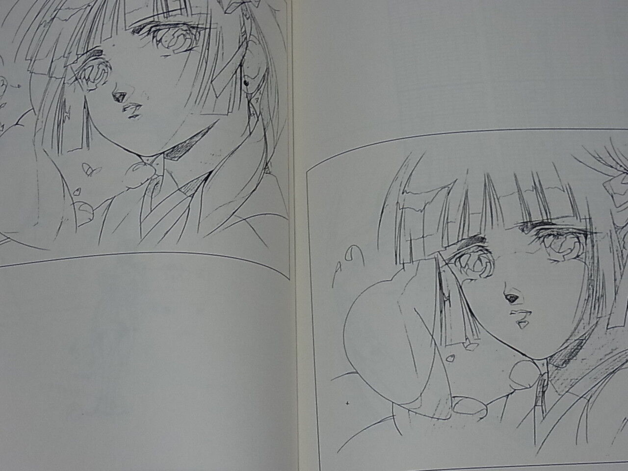 Animation Vampire Princess Miyu Key Frame & Rough Art Doujinshi 82Page RARE 