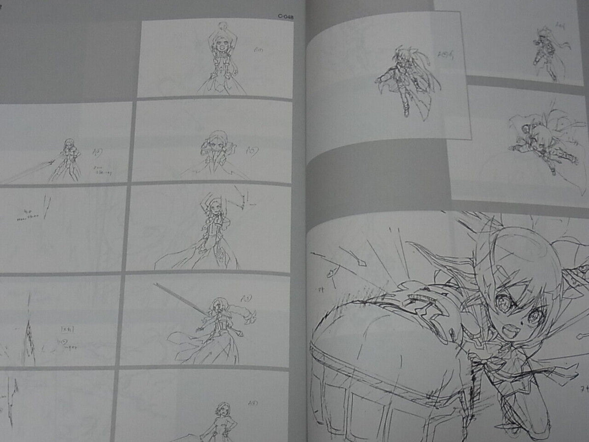 Studio 5 Kumi Yuki Yuna Is a Hero Animation Key Frame , Design Art Work Book 