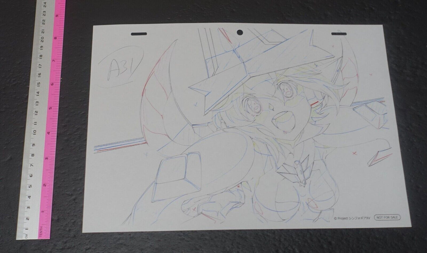 SYMPHOGEAR XV Reproduction Key Frame Art Sheet E 