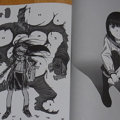 TRIGGER Animation Staff Newest item Original Illustration Book Bullet 5 