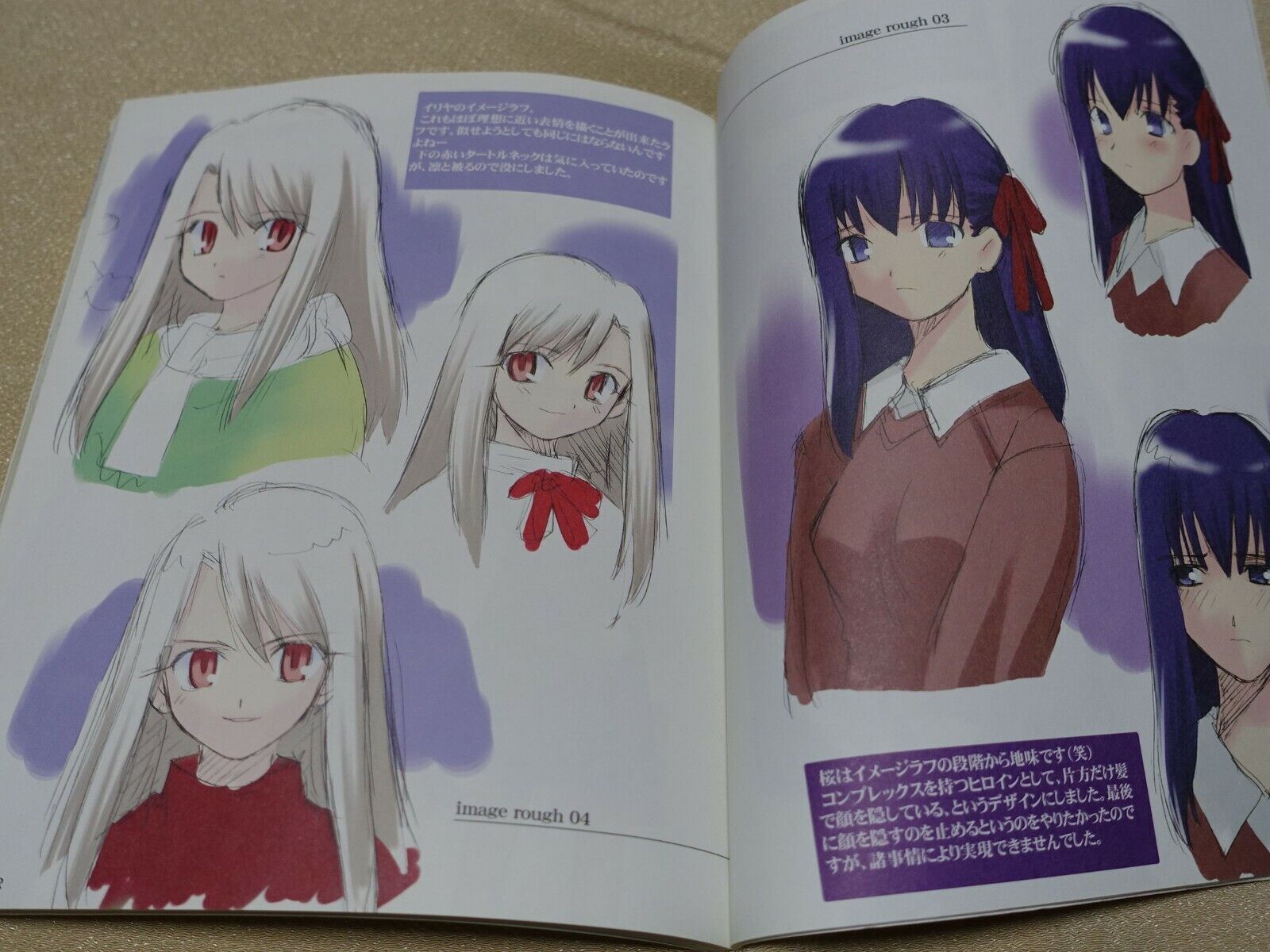 Fate Stay Night Setting Art Book Fate Side Material 