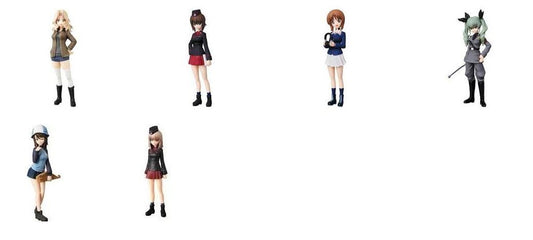 Girls und Panzer Characters 6 Figure Statue Set 