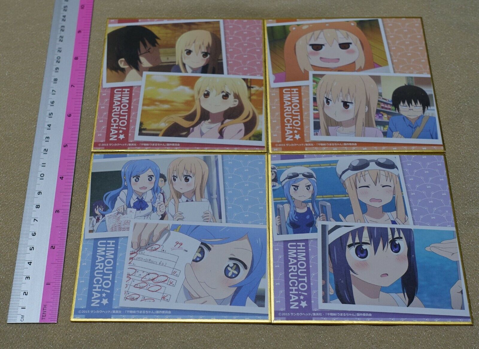 Himouto! Umaru-chan Print Shikishi Art Board 4 piece set 
