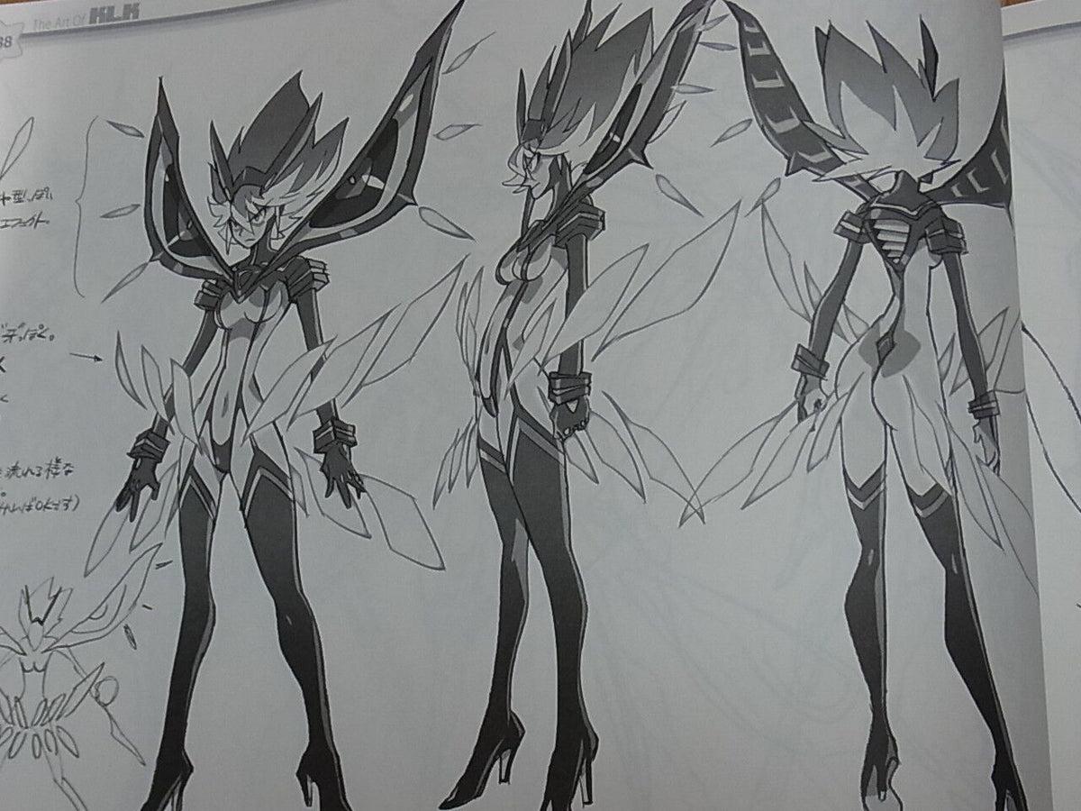 THE ART OF KLK Vol.3 Kill la Kill Design art Book 148page RARE C88 TRIGGER 