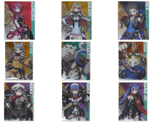 Nintendo Store Xenoblade2 A3 Size Plastic Clear Poster 21 Piece Complete Set 