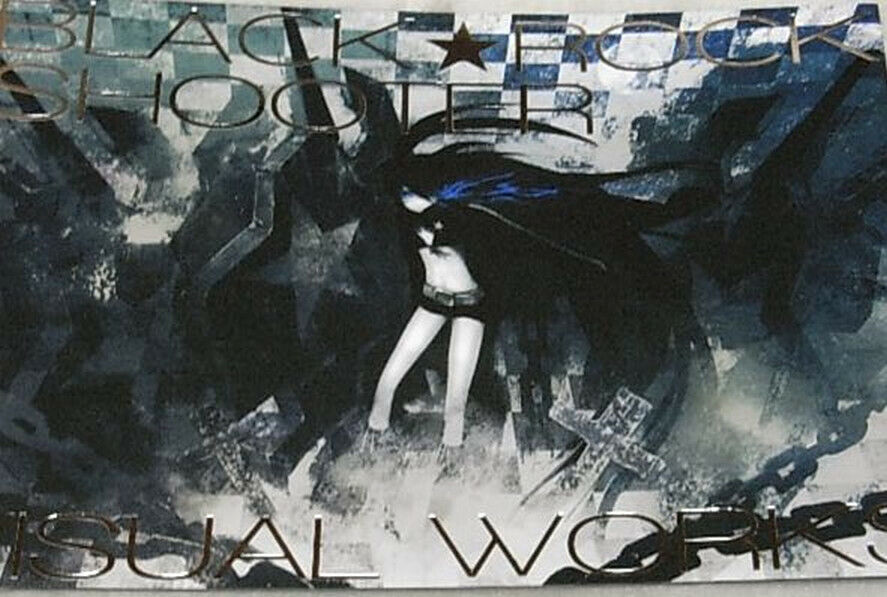 huke Color Art Book BLACK ROCK SHOOTER VISUAL WORKS RARE 