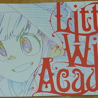 TRIGGER Little Witch Academia Exhibition Event Item Key Animation Art Book 