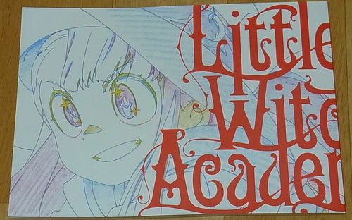 TRIGGER Little Witch Academia Exhibition Event Item Key Animation Art Book 