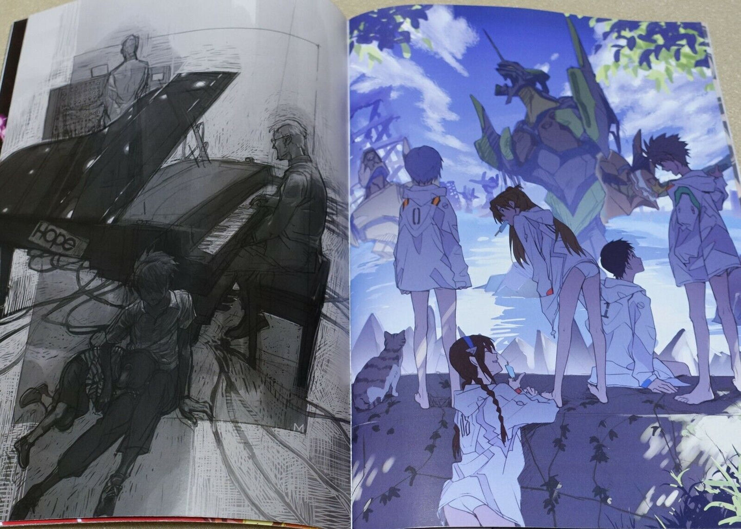 Evangelion Eva extra Staff Art & Prequel Episode of Q Comic 