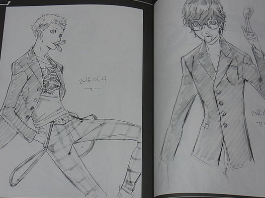 Persona5 Animation Staff Fan Art Doujinshi Book Rakugaki8 88page C95 