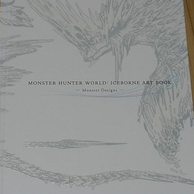 MONSTER HUNTER WORLD ICEBORNE ART BOOK Monster Designs Hard Cover Book 
