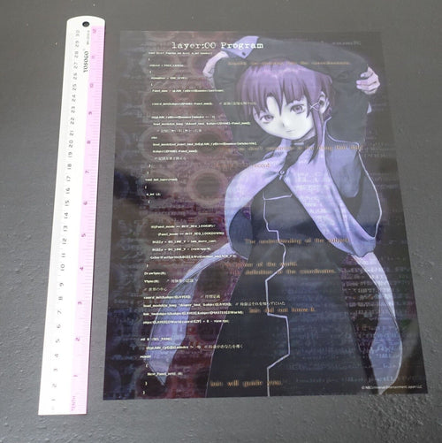 Yoshitoshi Abe serial experiments lain 25th Aniv Event 21x30cm PVC Poster A 