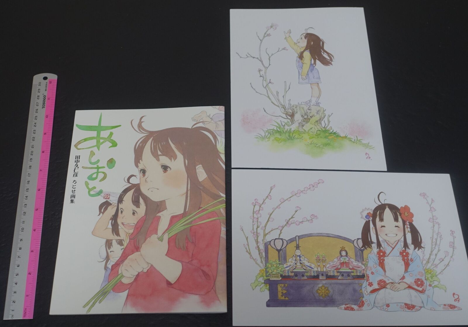 Kunihiko Tanaka Art Work Book Chitose Ashioto & Art Sheet 