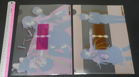Animation Bakemonogatari PVC Art Sheet Clear File 2 set 