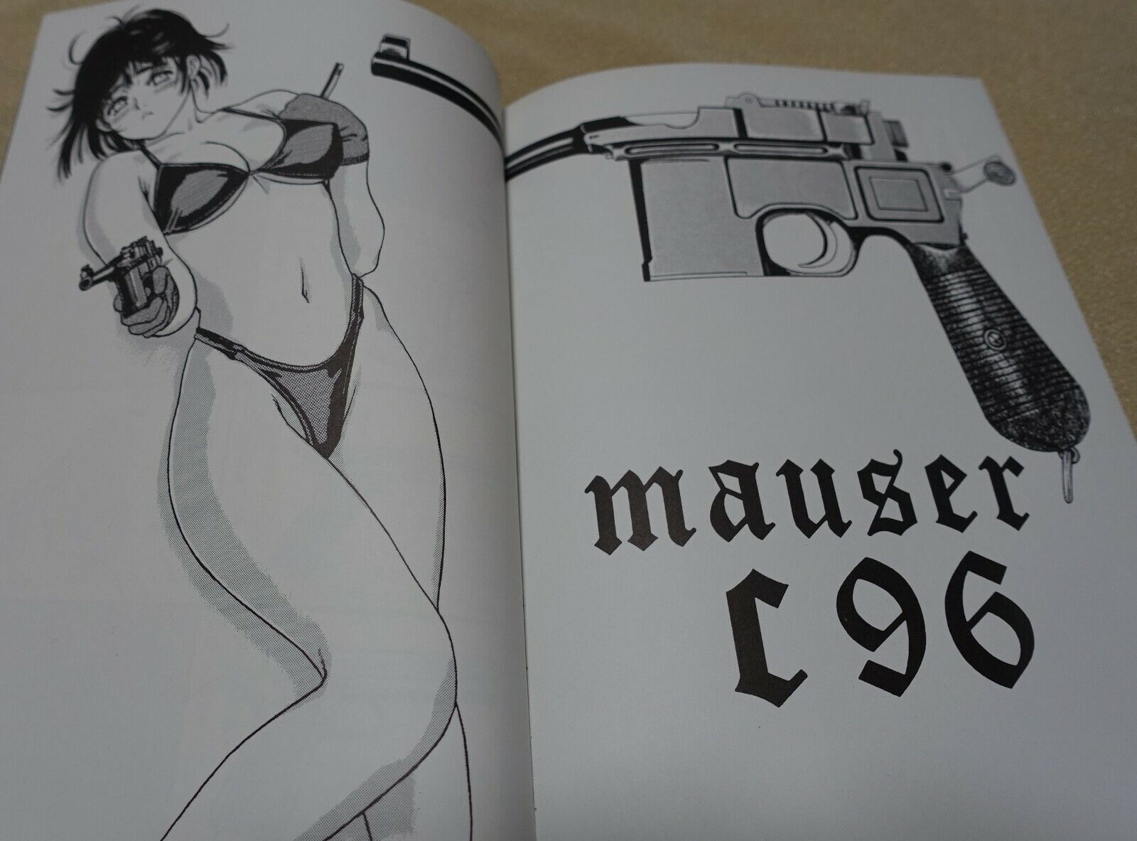 Tsukasa Jun Bullet Illustration Art Book Gun Blue 