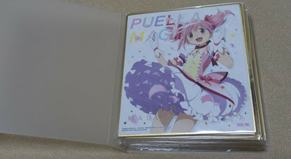 Puella Magi Madoka Quartet 2 Print Shikishi Art Board 16 Set with Storage Binder 