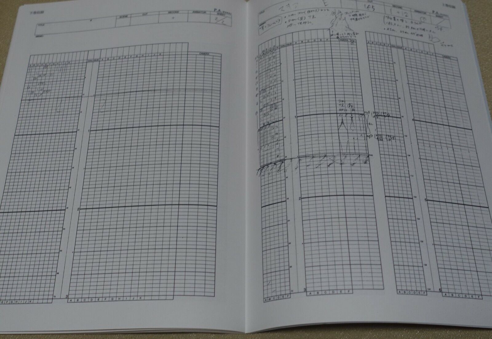Toshiyuki Inoue Maquia When the Promised Flower Blooms Making Time Sheet Book 
