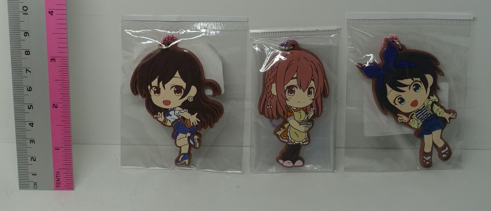 Kanojo, Okarishimasu Rent-A-Girlfriend Rubber Key Chain Set B 