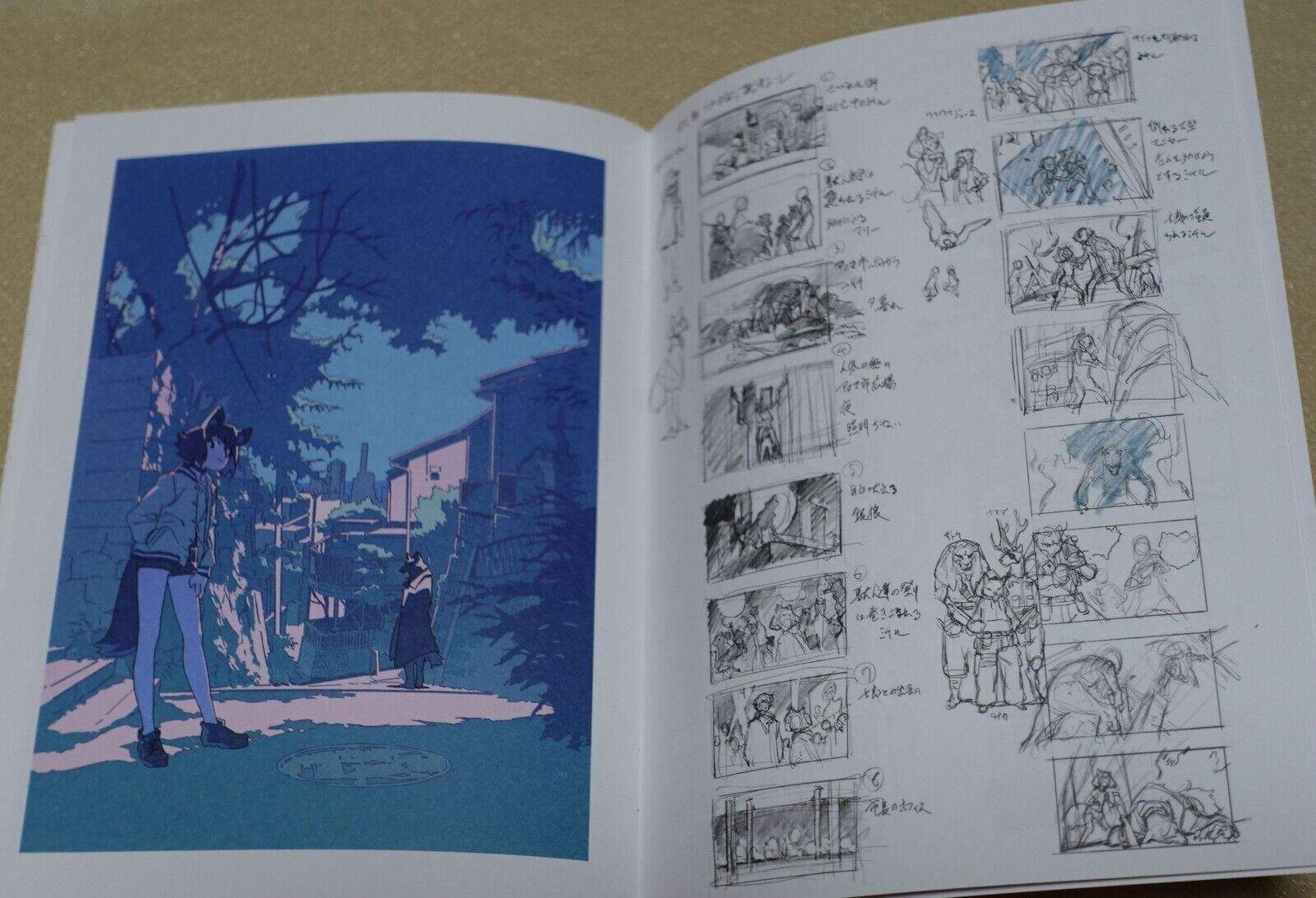 Yoh Yoshinari BNA Animation ROUGH DESIGN ART WORK NOTE BOOK 