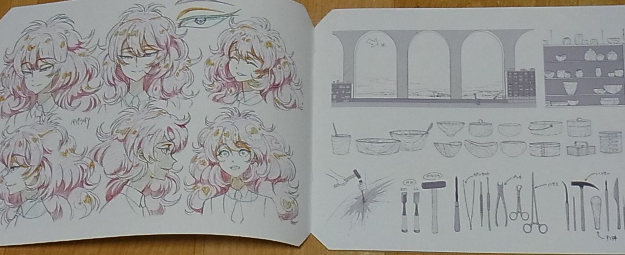 Houseki no Kuni Land of the Lustrous ART WORK COLLECTION Vol.1-6 complete set 