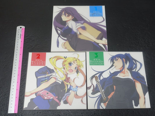 Akio Watanabe GRISAIA Series Art Work Book 1-3 Set 