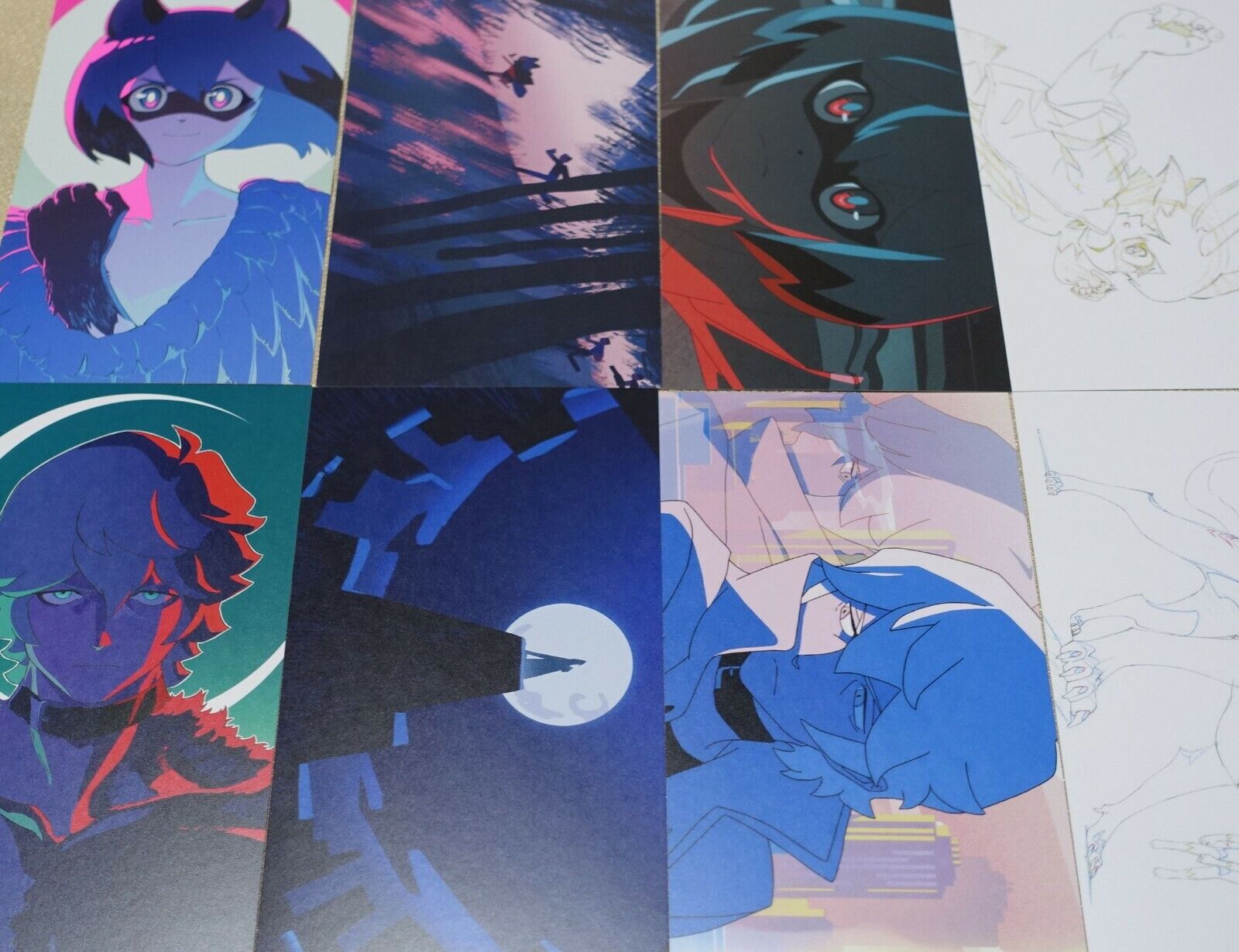 BNA Animation Special Post Card 12 Piece Complete Set 
