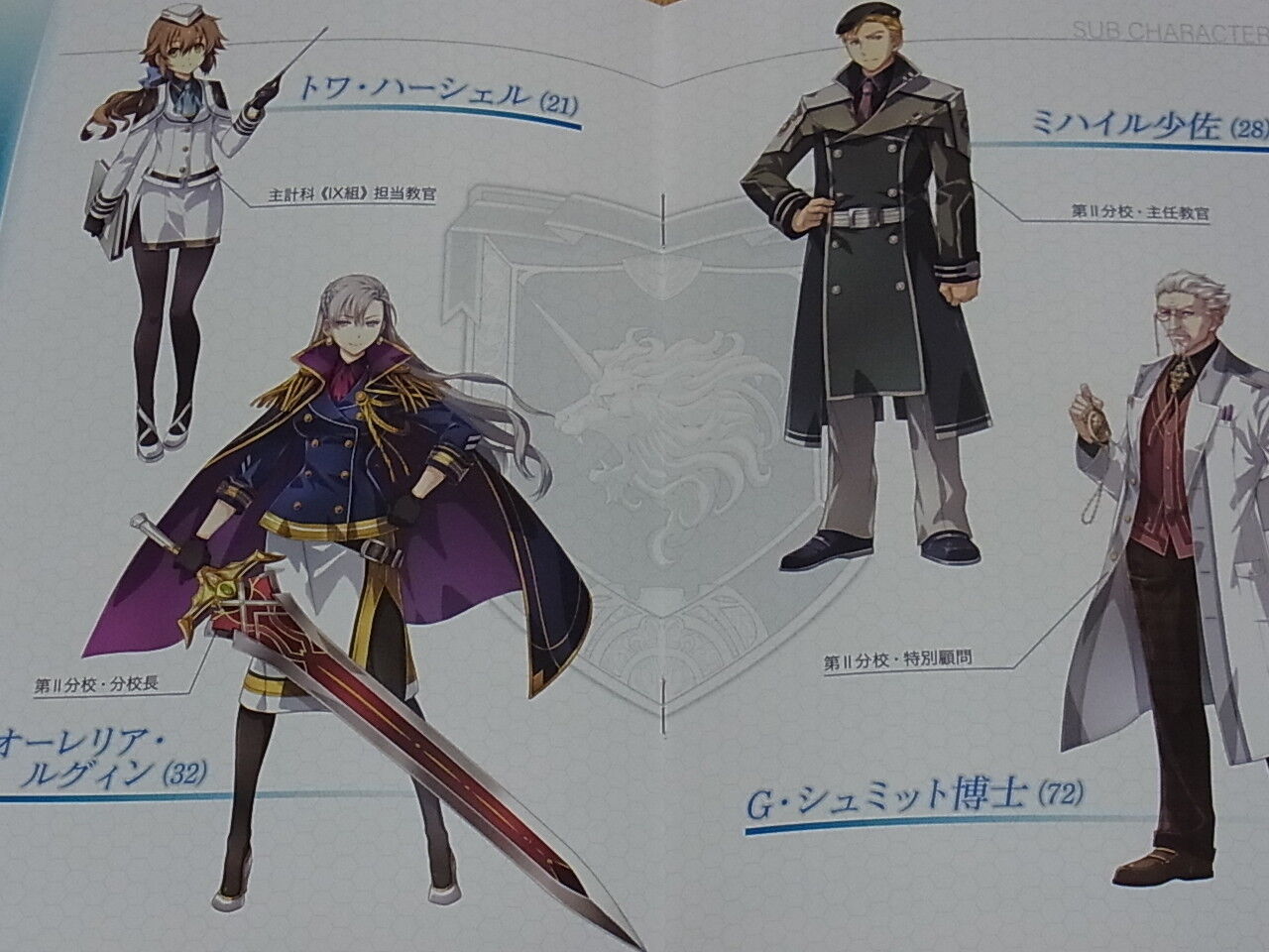 THE LEGEND OF HEROES SEN NO KISEKI 3 Settig Art Book 