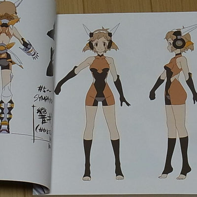 Animation Symphogear Official Design Works Art Book 192page 