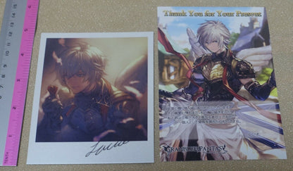 Granblue Fantasy Gift in Return for Valentine's Day Art Board & Art Card Lucio 