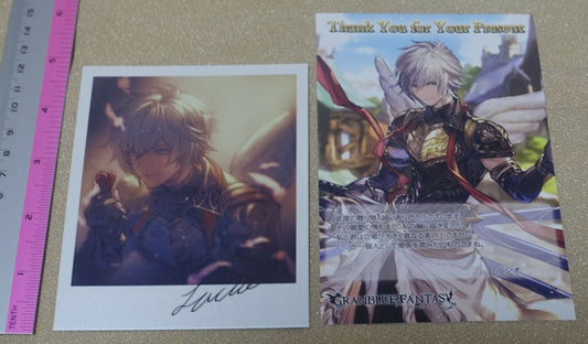 Granblue Fantasy Gift in Return for Valentine's Day Art Board & Art Card Lucio 