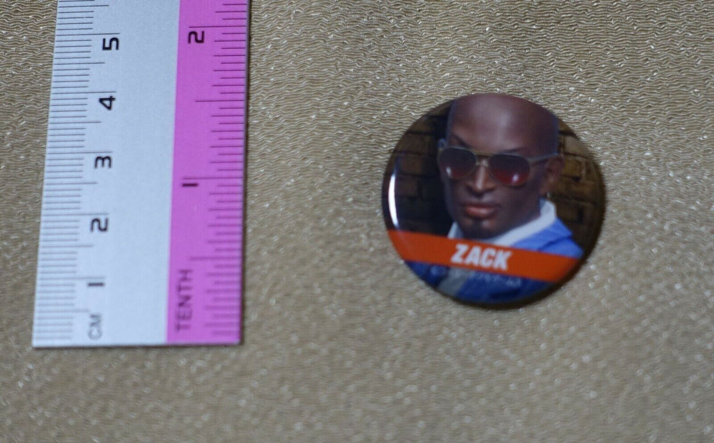 Dead Or Alive DOA 6 Privilege Steel Badge ZACK 