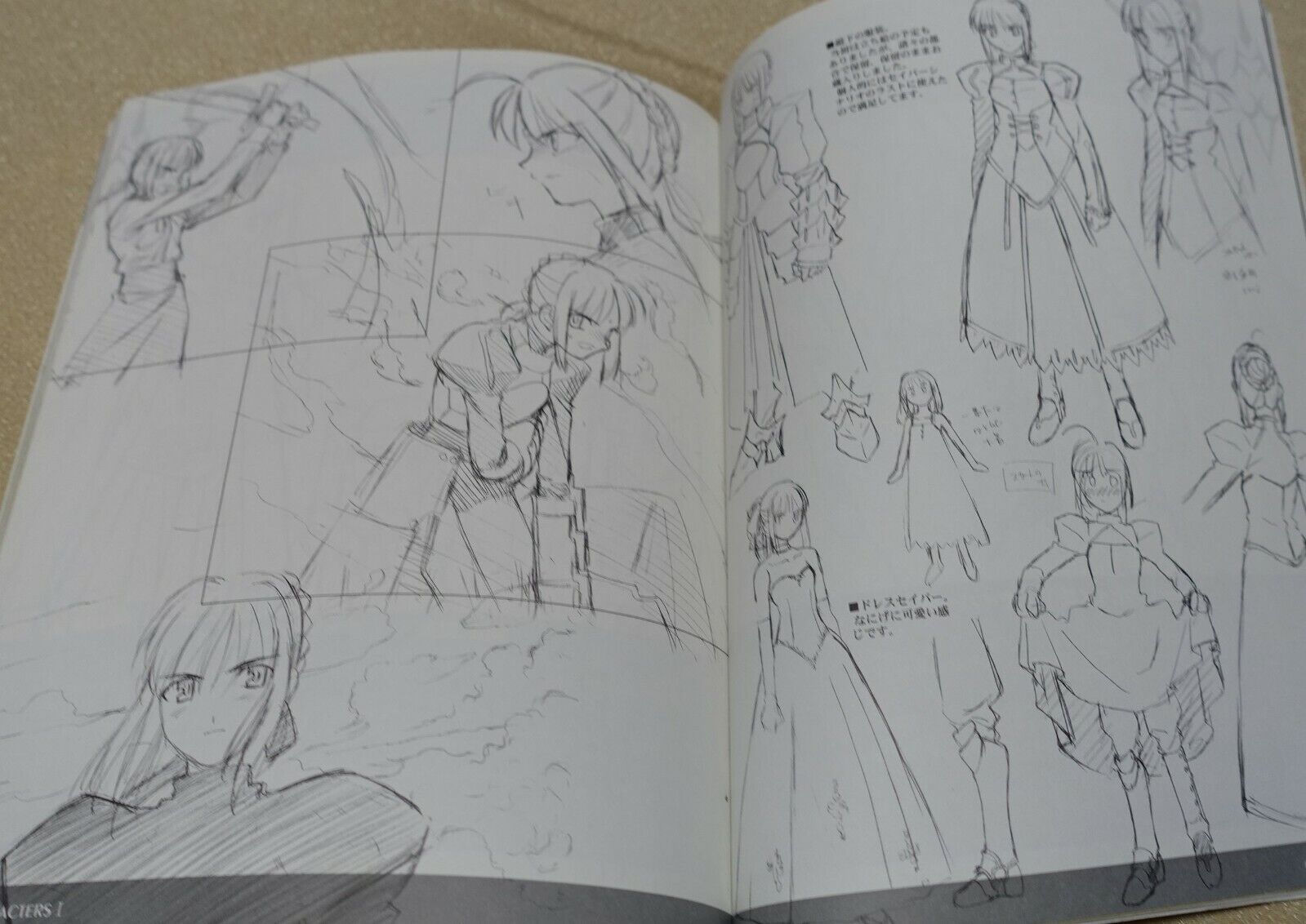 Fate Stay Night Setting Art Book Fate Side Material 