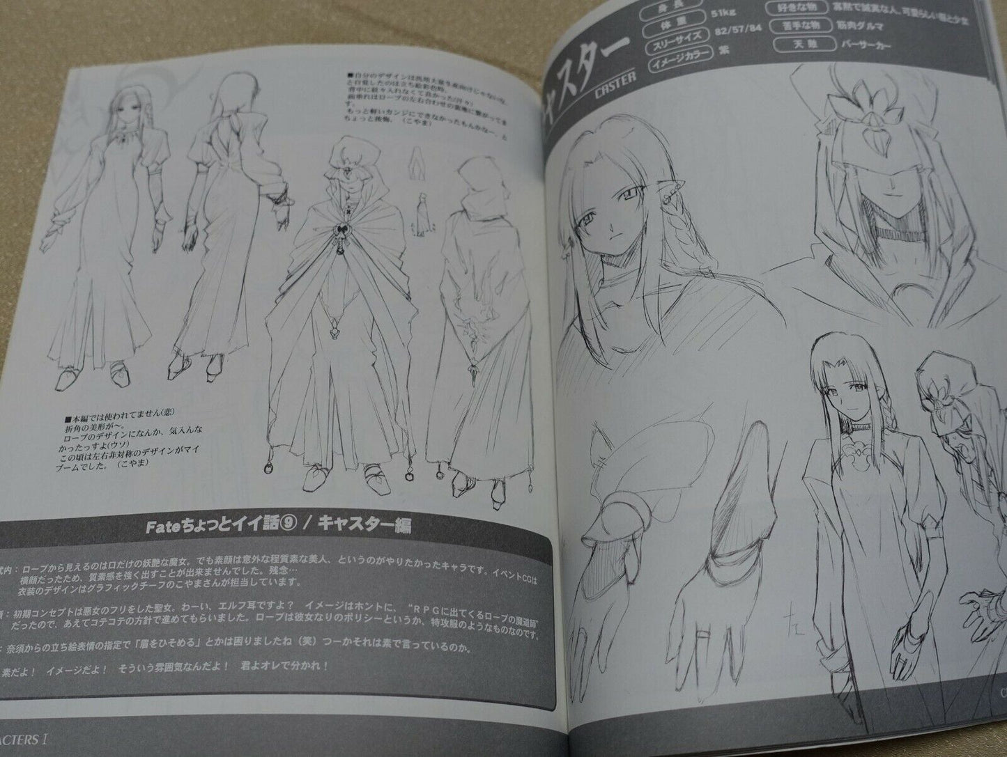 Fate Stay Night Setting Art Book Fate Side Material 