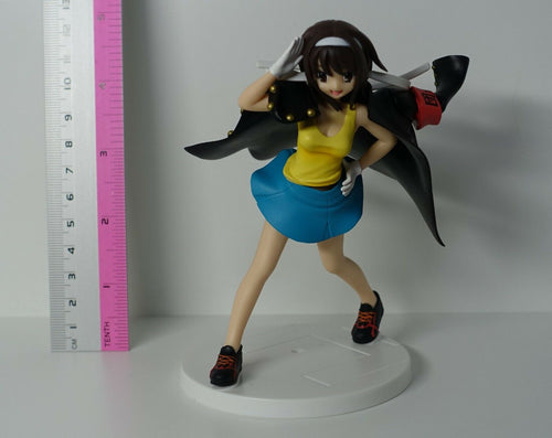 No Box The Melancholy of Haruhi Suzumiya Male Cheerleader Costume Haruhi Figure 