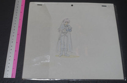 Cel & Raw Key Frame Art The Slayers Rina A10 Japanese Animation 