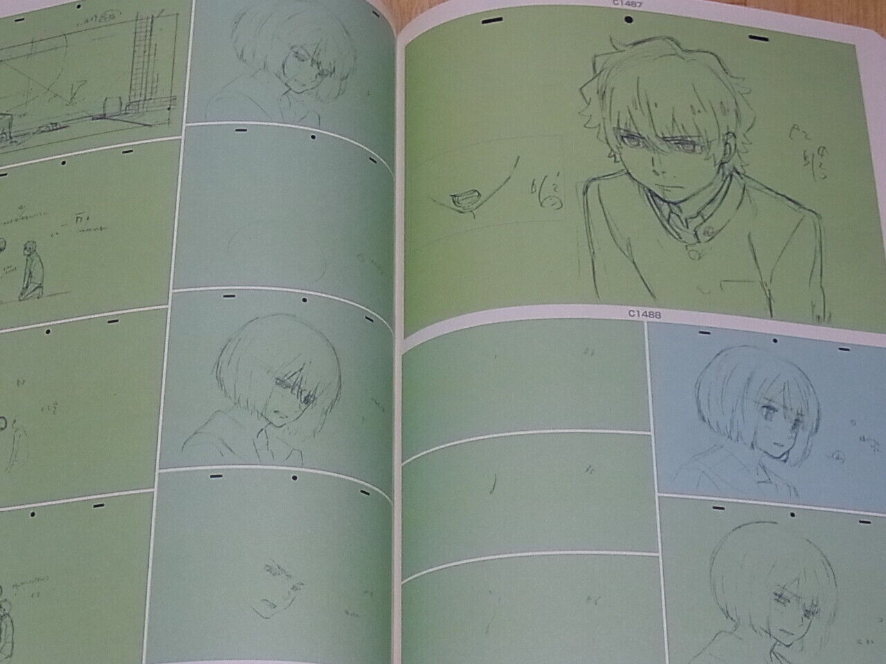 MASAYOSHI TANAKA Movie The Anthem of the Heart Key Animation Art Works Kyou 