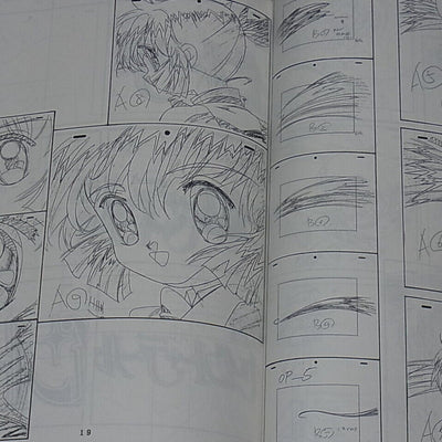 Animation Saint Tail Key Frame & Illustration Art Book Gengasyuu 