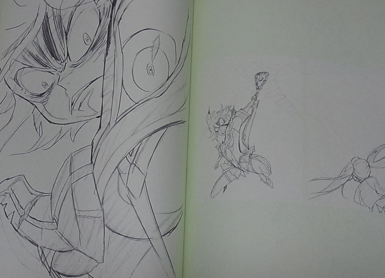 KILL la KILL key Art Collection vol.1 KLK 186page VERY RARE TRIGGER 