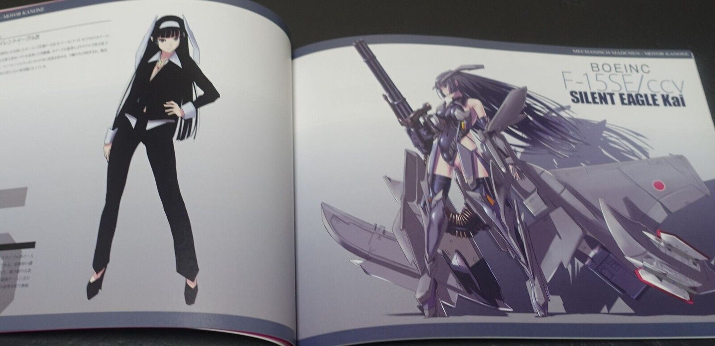 Nenchi Original Color Art Book MECHANISCH MADCHEN - MOTOR KANONE 