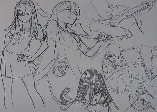 THE ART OF KLK Vol.1 Kill la Kill Design art Book 148page RARE TRIGGER DOUJINSHI 