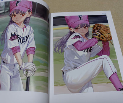 FKEY Original Color Illustration Art Book fille 