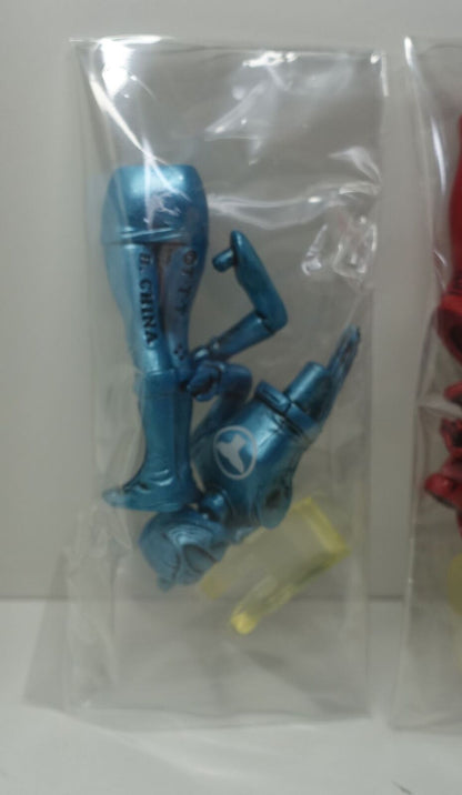 Ninpuu Sentai Hurricaneger Red Blue Yellow Metallic Color Figure Set 