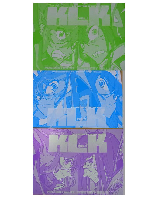 THE ART OF KLK Vol.1-3 Complete Set Kill la Kill Design art Book 148page