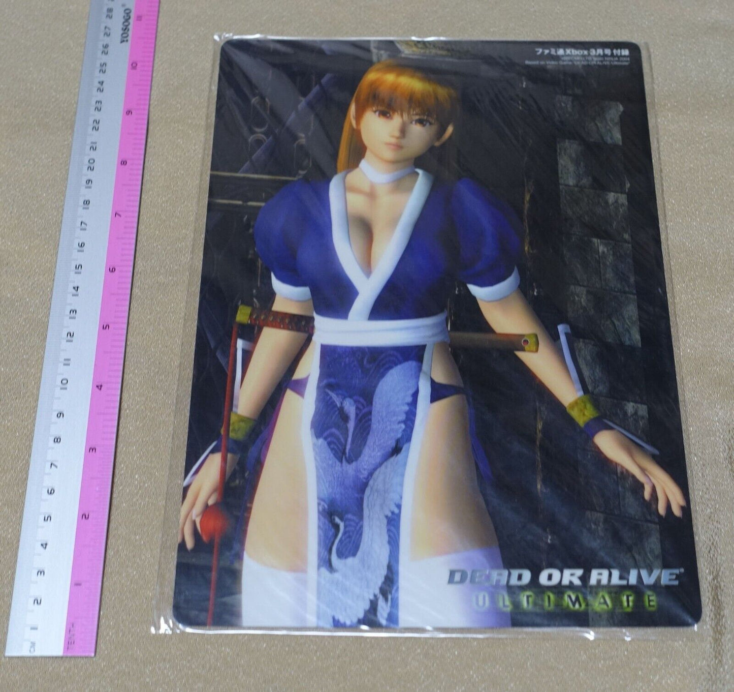 Dead or Alive ULTIMATE PVC Reversible Art Board Kasumi & METAL WOLF 