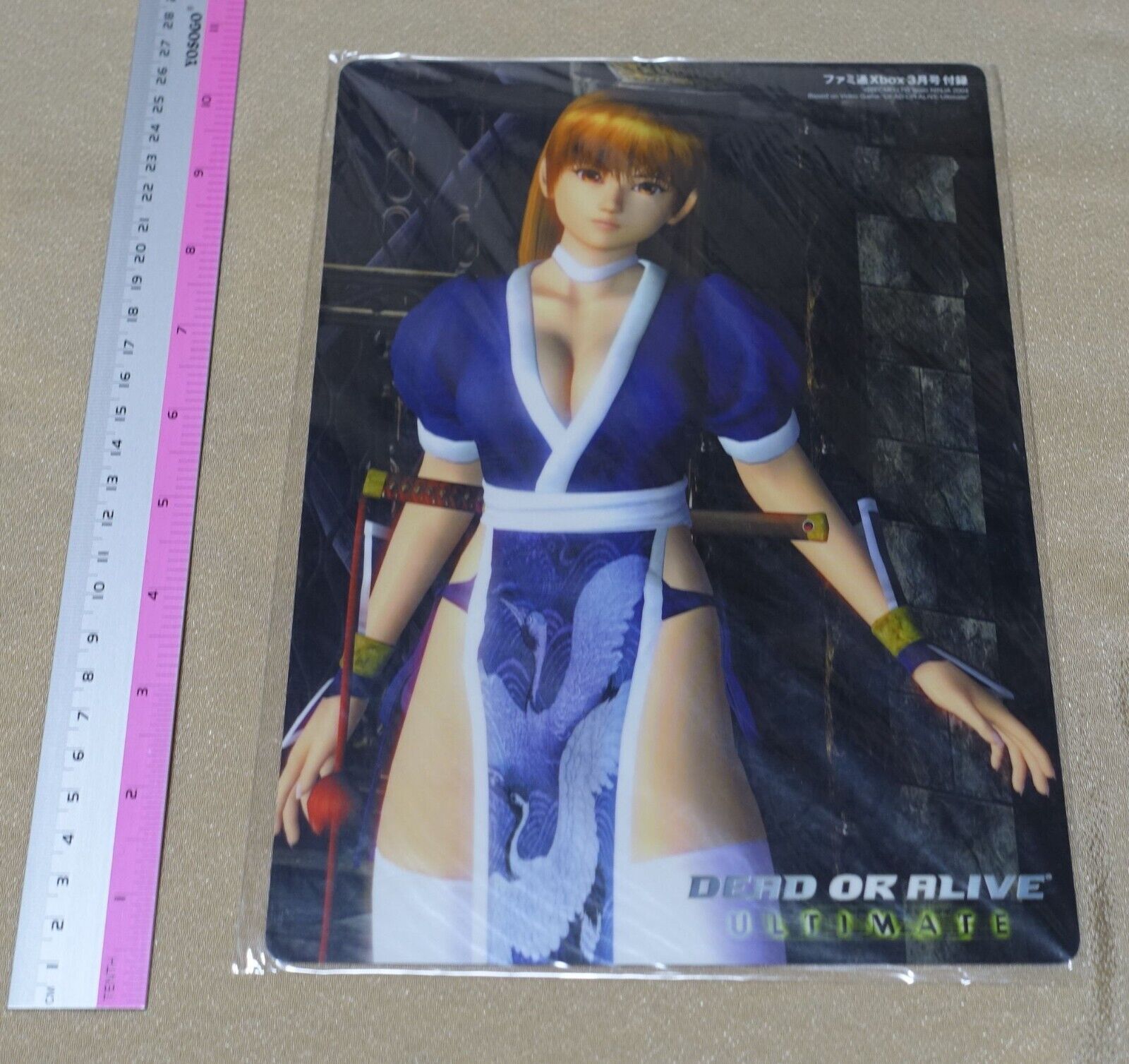Dead or Alive ULTIMATE PVC Reversible Art Board Kasumi & METAL WOLF 