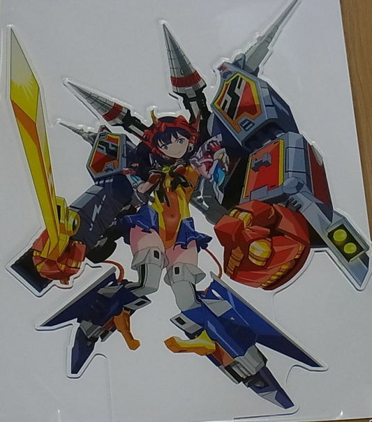 SSSS.GRIDMAN Large Size Acryl Stand Figure FULL POWER GRIDMAN RIKKA 35cm 
