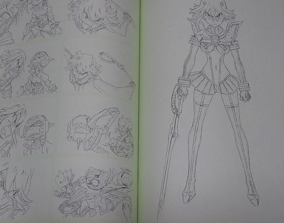 KILL la KILL key Art Collection vol.1 KLK 186page VERY RARE TRIGGER 