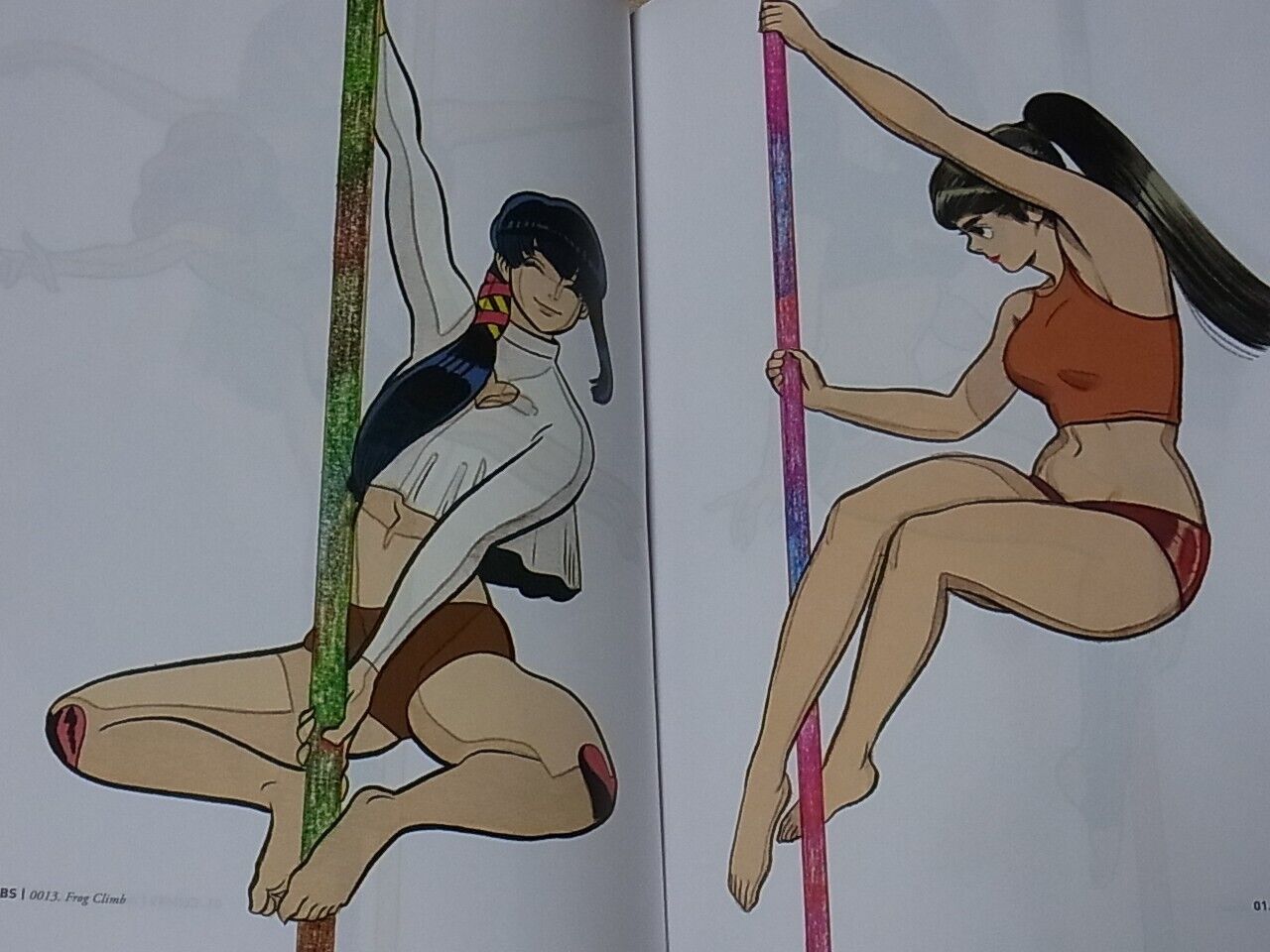 Little Thunder The Pole Dancing Moves Encyclopedia Art Book THE BLISTER EXISTS 